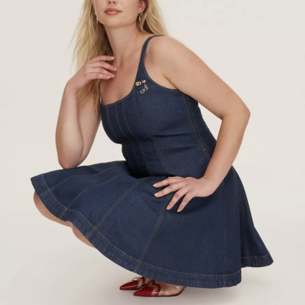 Kate Spade Denim Mini Dress - Picture 4 of 5
